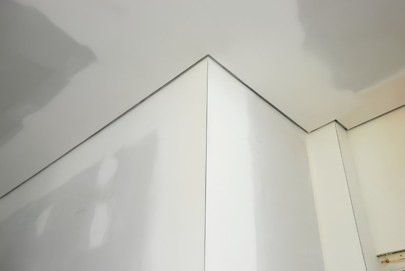 Drywall installation in Hastings County — crisp outside corner-bead detail