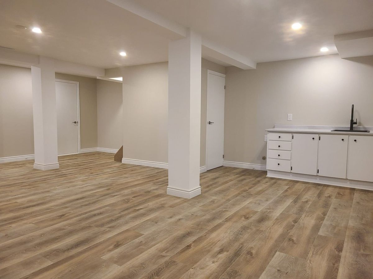 Finished legal basement apartment in Oxford County by IntraBuild