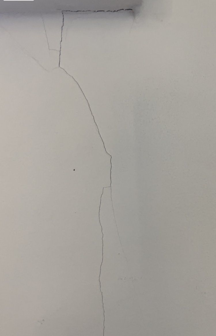 Clean drywall patch repair in Barrie, sanded and ready for paint by IntraBuild